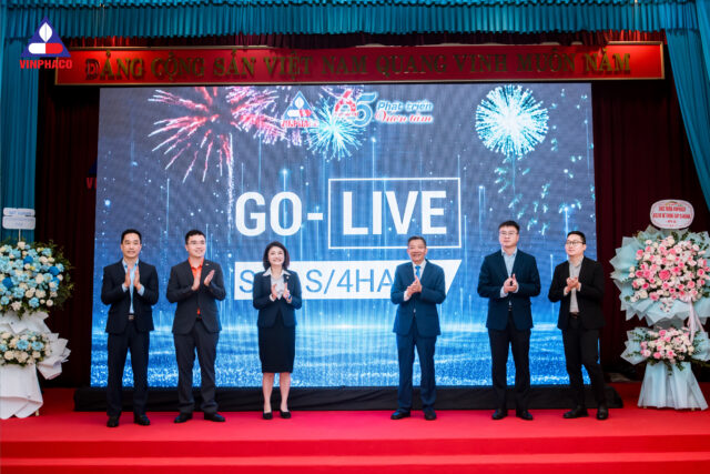 Vinphaco go live u thong quan tri doanh nghiep SAP