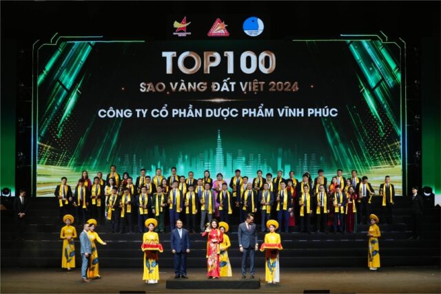 VINPHACO – CARRYING FORWARD THE PRIDE TOP 100 VIETNAM GOLD STAR AWARD 2024
