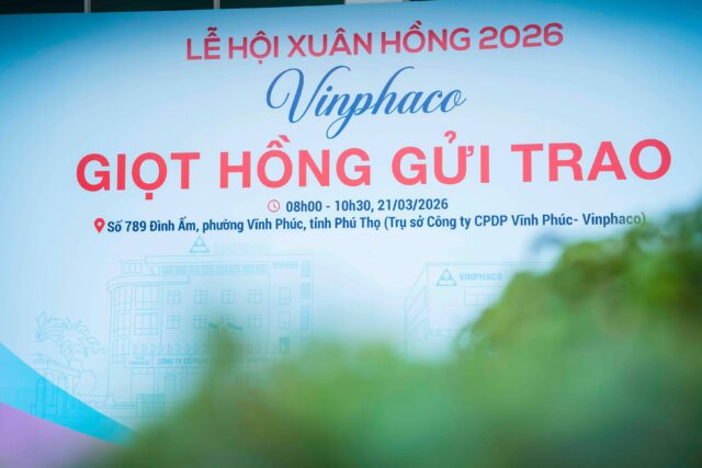 Vinphaco Spring Blood Donation Festival 2026 – Sharing Drops of Blood, Spreading Community Values