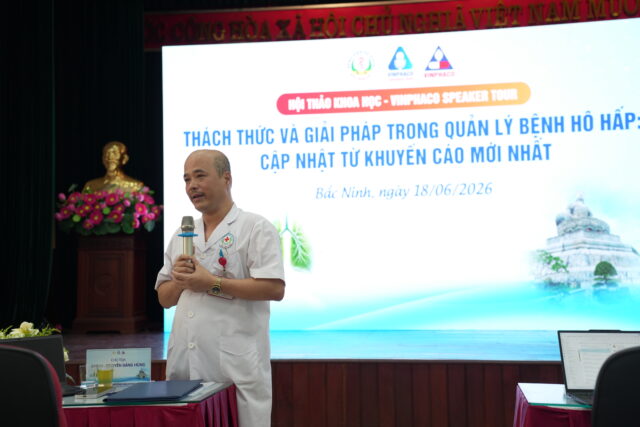 Medicine manufacturer Vietnam — Vinphaco Speaker Tour 2026 at Bac Ninh General Hospital No. 2