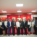 Vinphaco export team collaborating with international pharmaceutical partner from the Philippines